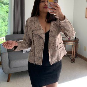 New HAUTEMONDE Snake Print Jacket Size M